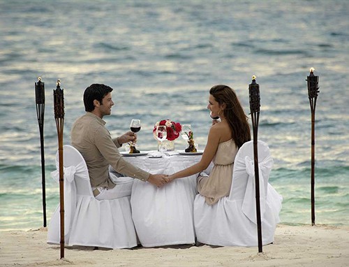 Dinner on the Beach at Occidental Costa Cancun